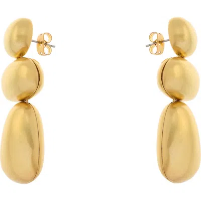REISS REISS DINAH DOME DROP EARRINGS