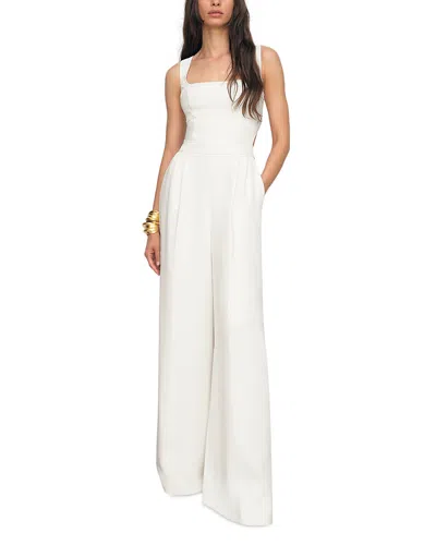 Reiss Dion Wide Leg Occasion Jumpsuit In White