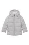 Reiss Disere Jr Hooded Puffer Coat In Soft Grey