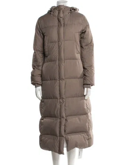 Pre-owned Reiss Down Coat In Brown