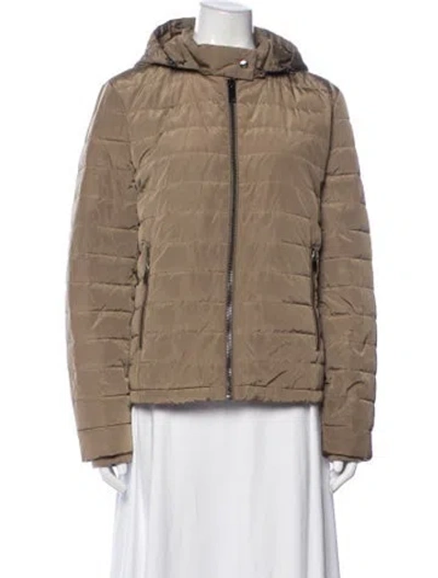 Pre-owned Reiss Down Jacket In Neutrals