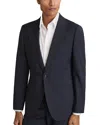 Reiss Dream Modern Fit Peak Suit Jacket In Bright Blue
