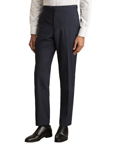 Reiss Dream Mixer Wool-blend Trouser In Blue