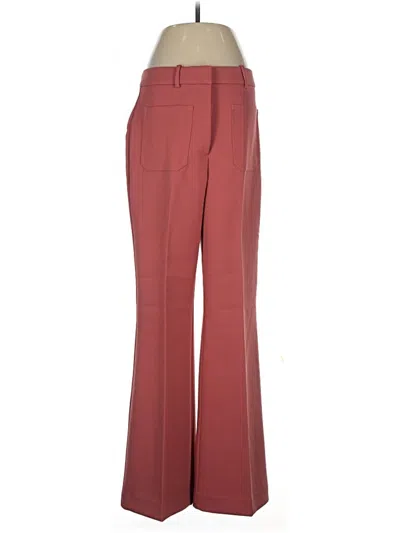Pre-owned Reiss Dress Pants In Burgundy