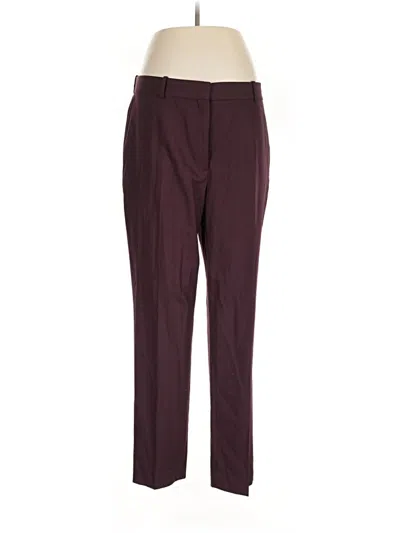 Pre-owned Reiss Dress Pants In Burgundy