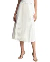 Reiss Drew Contrast Pleat Midi Skirt In Multi