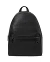 Reiss Drew Leather Backpack In Black