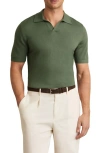 Reiss Duchie Short Sleeve Merino Wool Polo Sweater In Multi