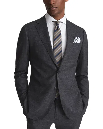 Reiss Dunn Wool Jacket In Gray