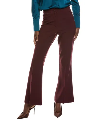 Reiss Dylan High Waist Flare Trouser In Brown