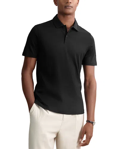 REISS EARL AIRWATER COTTON POLO SHIRT