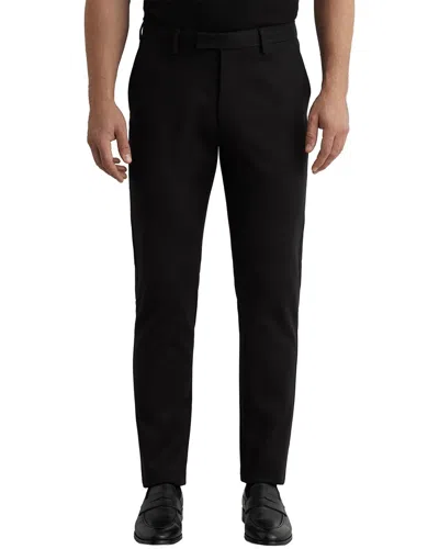 Reiss Eastbury Slim Fit Stretch Cotton Chinos In Black