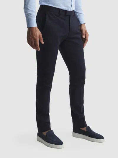 Reiss Eastbury Slim Fit Chino Pants In Navy