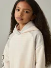Reiss Ecru Coral 4-9 Yrs Colourblock Hooded Jersey Dress