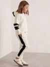 Reiss Kids' Ecru Cotton-blend Joggers And Hoodie Set In White