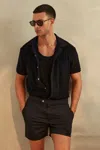 Reiss Eden Toweling Regular Fit Button Front Shirt In Navy