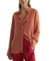 Reiss Eden Silk Button-up Blouse