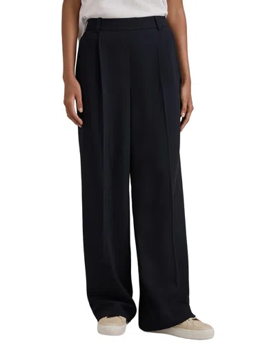 Reiss Eden Wide Leg Trouser In Black