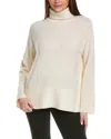 Reiss Edina Wool & Cashmere-blend Roll Sweater In Beige