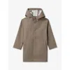 Reiss Boys Stone Kids Eero Hooded Straight-fit Woven Jacket 3-13 Years In Stone