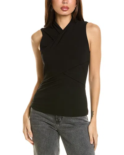 Reiss Eli Wrap Top In Black