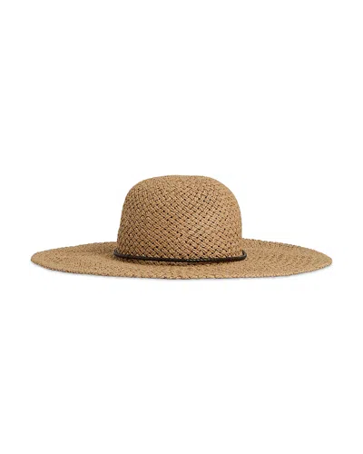 Reiss Elisa Weave Straw Hat In Natural