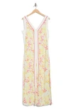 Reiss Eliza Buttercup Print Midi Dress