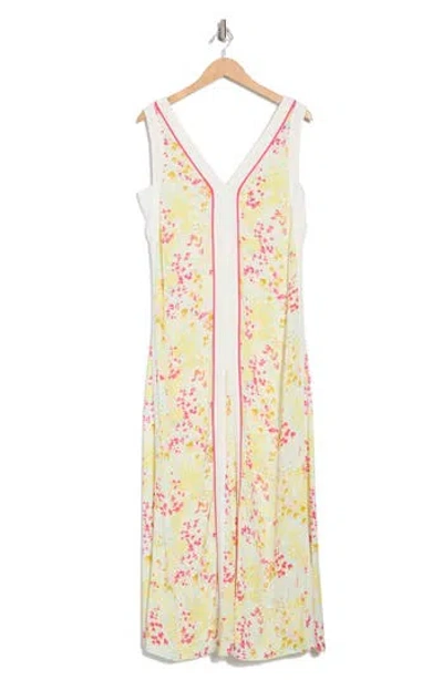 Reiss Eliza Buttercup Print Midi Dress