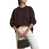 Reiss Plum Wool-cashmere Crew-neck Jumper In Burgundy