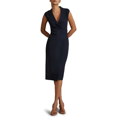 REISS REISS ELLE SLEEVELESS MIDI DRESS