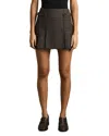 Reiss Elle Tweed Mini Skirt In Brown