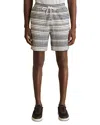 Reiss Embroidered Crochet Drawstring Short In White/black