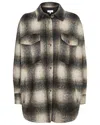 Reiss Emery Wool-blend Overshirt In Multi