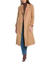 Shop Reiss Emile Wool-blend Coat In Brown