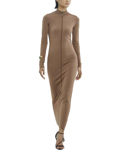 Reiss Emilia Dress In Brown