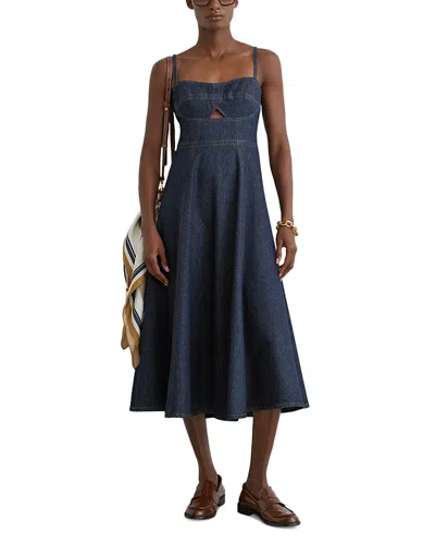 Reiss Emma Dress In Blue