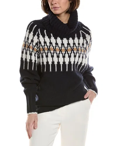 Reiss Emma Knit Top In Blue