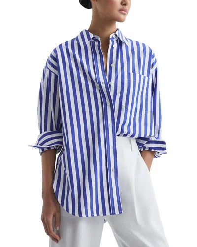 REISS REISS EMMA STRIPE COTTON SHIRT