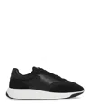 Reiss Emmett Lightweight Running Sneakers In Black