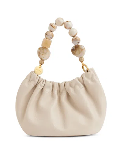Reiss Erin Leather Occasion Bag In White