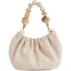 Reiss Erin Leather Top Handle Bag In White