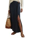 Reiss Esme Cutout Side Tie Midi Skirt In Black