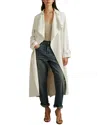 Reiss Etta Trench Coat In White
