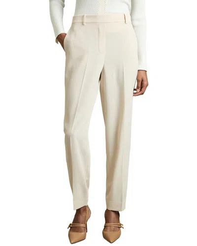 Reiss Eve Tapered Trouser In Neutral