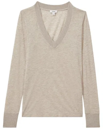 Reiss Evelyn Shirt In Neutral