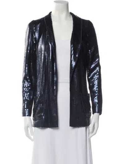 Pre-owned Reiss Evening Jacket W/ Tags In Blue