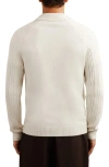 Reiss Evesham Polo Sweater In White