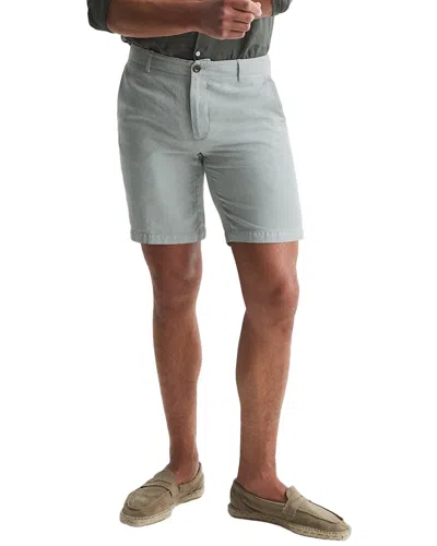 Reiss Ezra Linen-blend Casual Short In Black