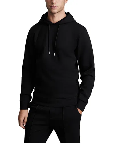 REISS FABIEN INTERLOCK HOODIE