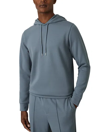 REISS FABIEN INTERLOCK HOODIE